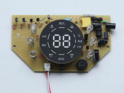 What will the fan do if the temperature is too high?